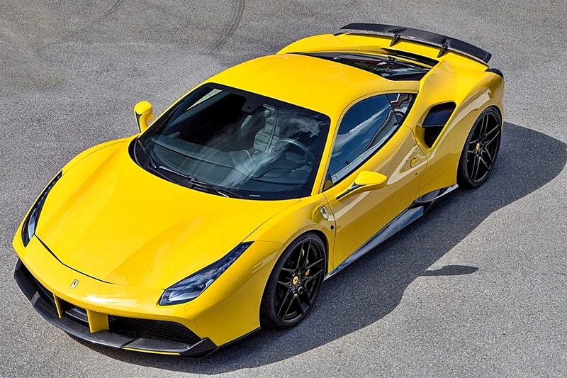 Ferrari 488 GTB – Novitec style Carbon Front Lip spoiler 03